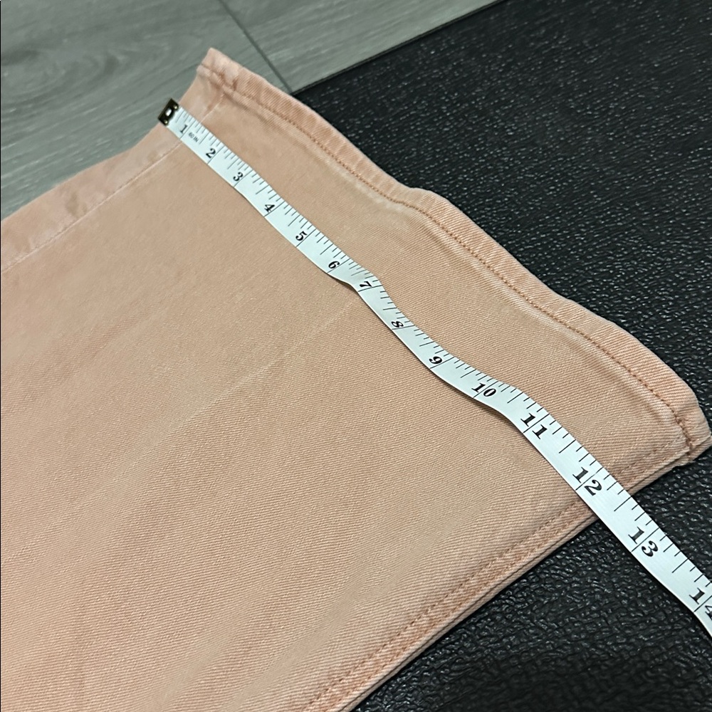 American Eagle high rise stretch coral jeans size 10 - Picture 14 of 14